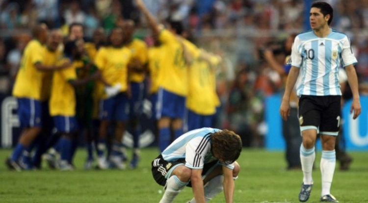 Argentina y Brasil se citan 14 años después para dirimir otra Copa América