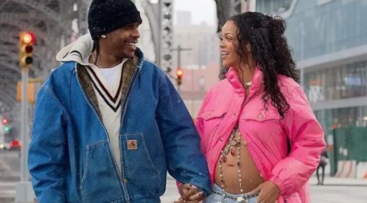 Diva pop Rihanna y el rapero A$AP Rocky esperan su primer hijo