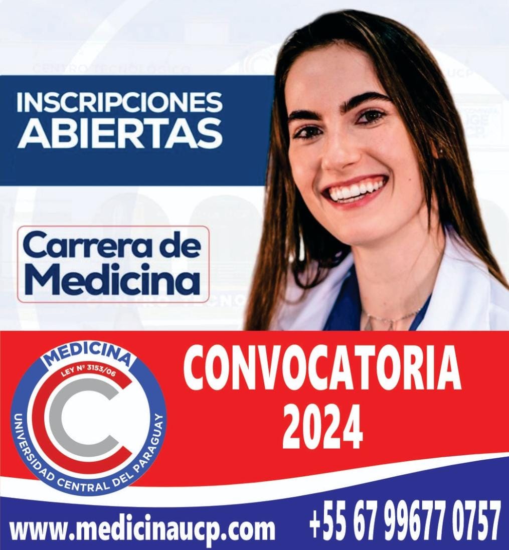 Medicina en Paraguay. Universidad Central del Paraguay anuncia últimas vacantes