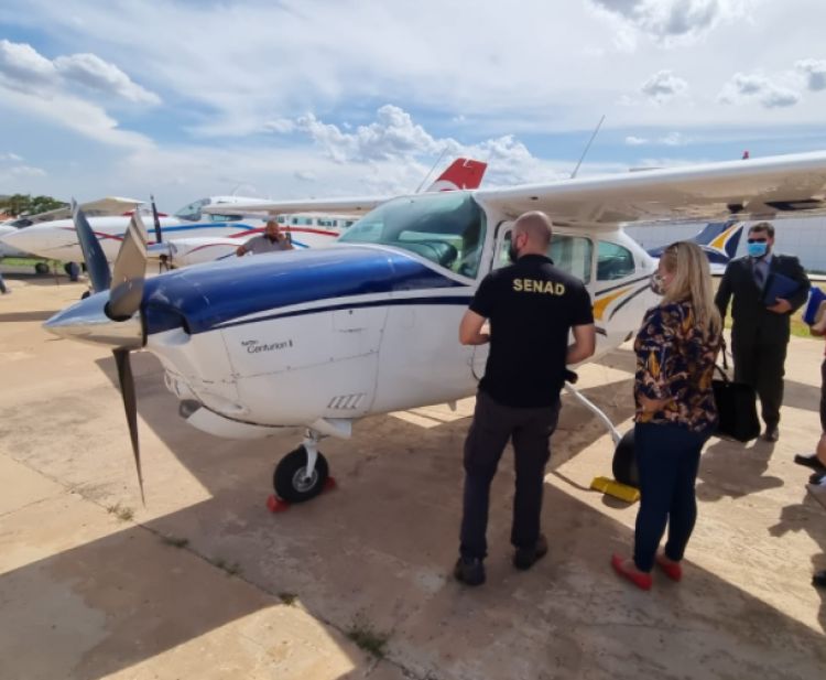 Operativo A Ultranza: Senad incauta aeronave de presunto testaferro