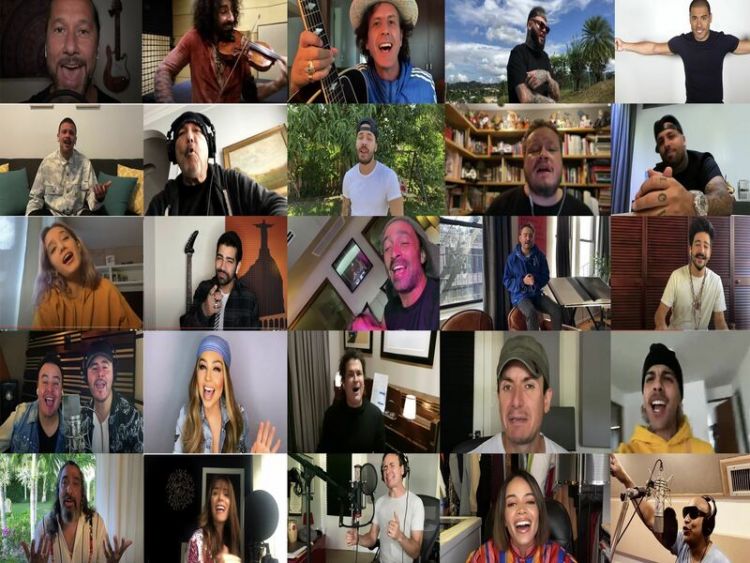 Artistas de Latinoamrica se unen para nueva versin de "Color Esperanza"