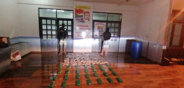 Incautan 66 kilos de drogas a orillas del río Paraná