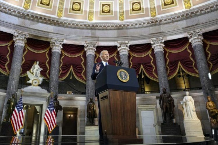 "Un ex presidente derrotado": Las 16 menciones a Donald Trump en el discurso de Biden