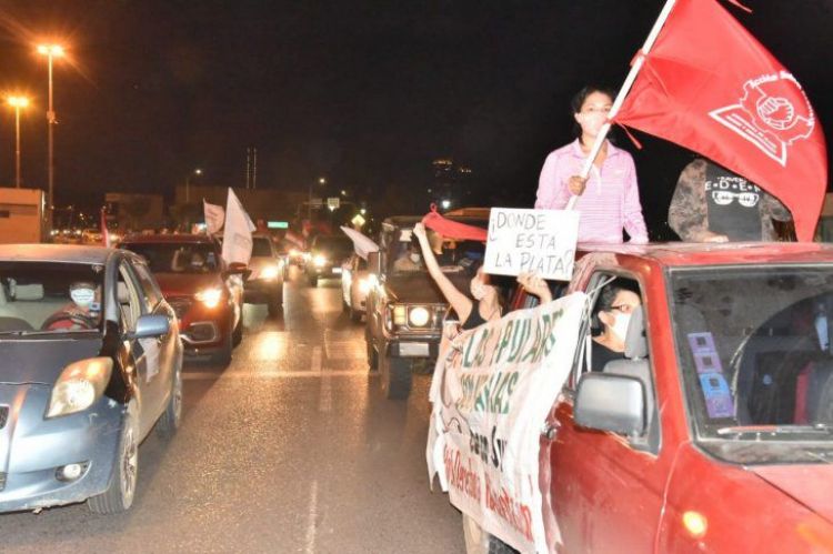 Realizan nueva caravana contra la corrupción, el desempleo y reforma del Estado