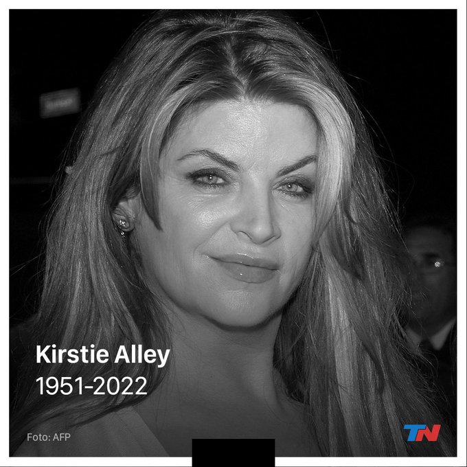 Kirstie Alley, actriz de Cheers, falleció a los 71 años de cáncer