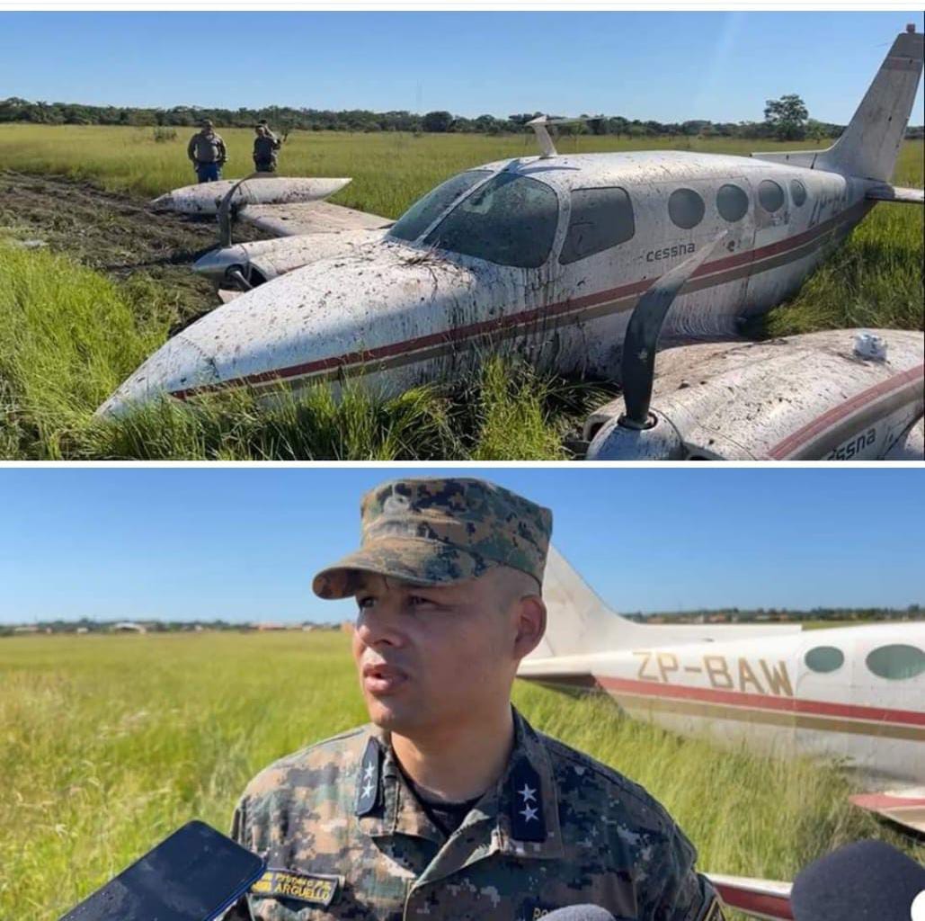 Avión bimotor realiza aterrizaje de emergencia en Concepción