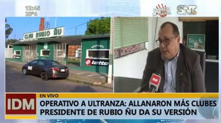 Operativo A Ultranza: Intervienen clubes Capiatá, Rubio Ñu y River Plate