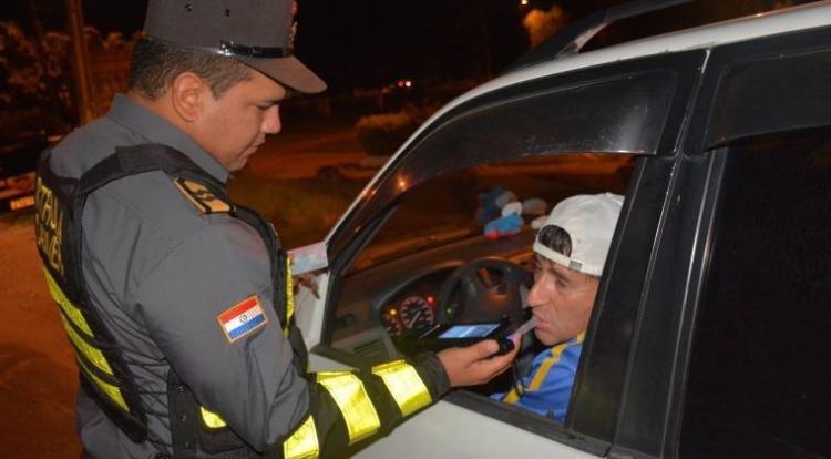 Caminera demoró a 371 conductores en estado etílico esta semana