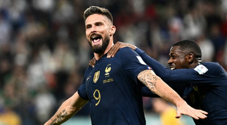 Un Giroud de récord guía a Francia en su estreno en Qatar-2022