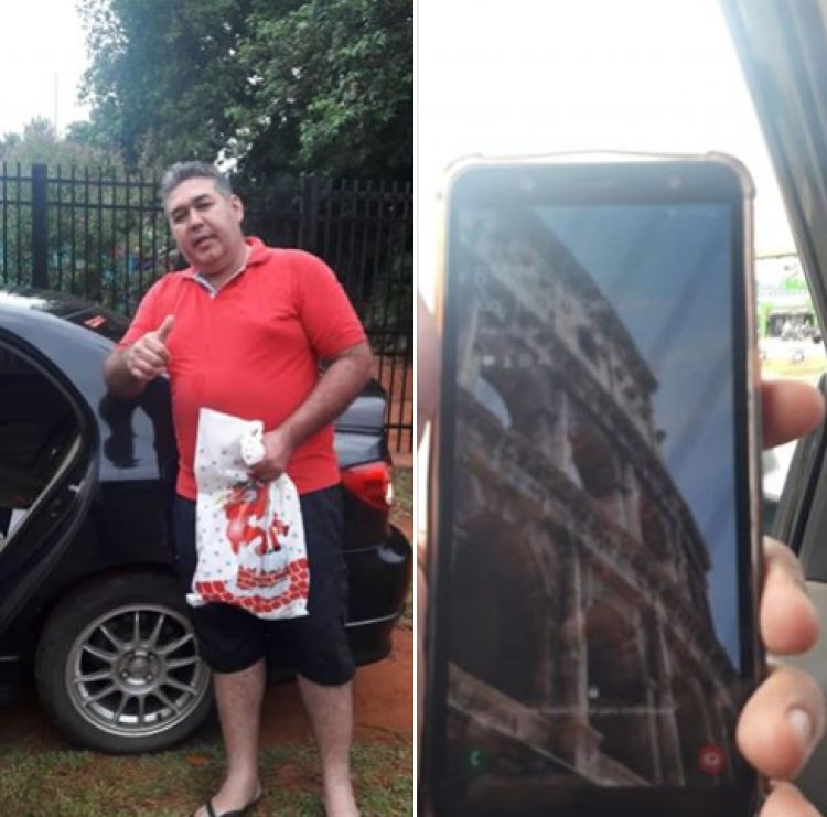 Chofer de la Línea 27 encontró un celular y lo devolvió