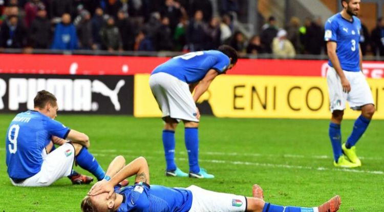 Macedonia da el batacazo y deja a Italia, otra vez, sin Mundial