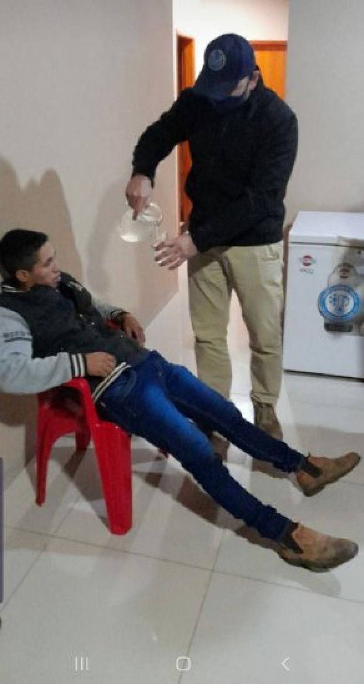 Adelio Mendoza estuvo con Óscar Denis hasta que fue liberado