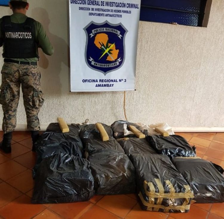Hallan 321 kilos de marihuana en Pedro Juan Caballero