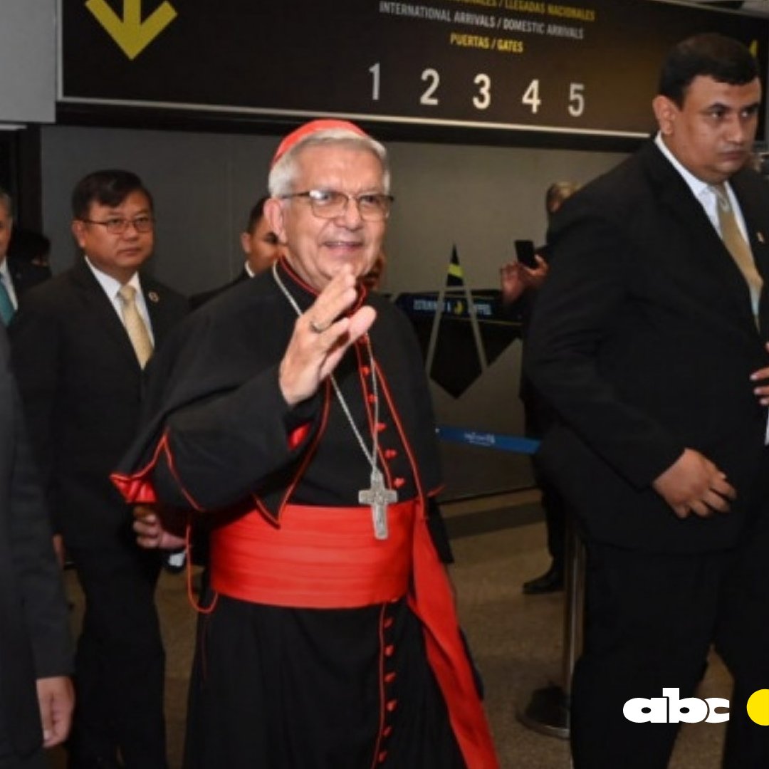 Las primeras palabras del cardenal Adalberto Martínez en Paraguay
