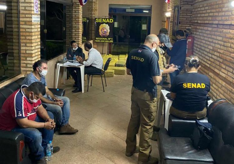 Senad incauta marihuana en línea fronteriza entre PJC y Ponta PorÍ£