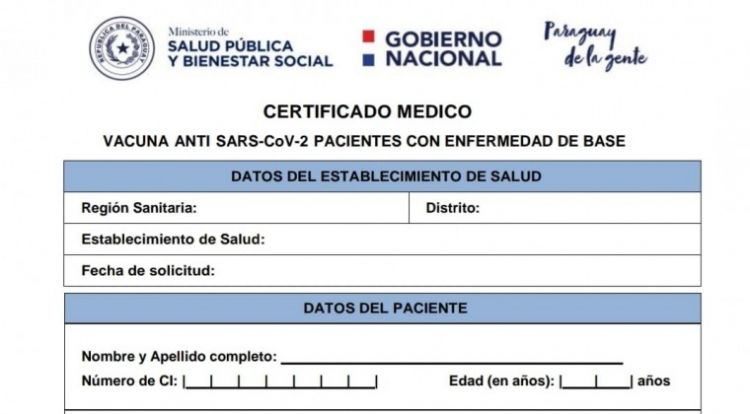 Inmunización a vulnerables: sin certificado médico, no hay vacuna