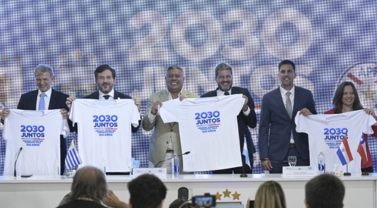 Paraguay, Uruguay, Argentina y Chile lanzan candidatura al Mundial 2030