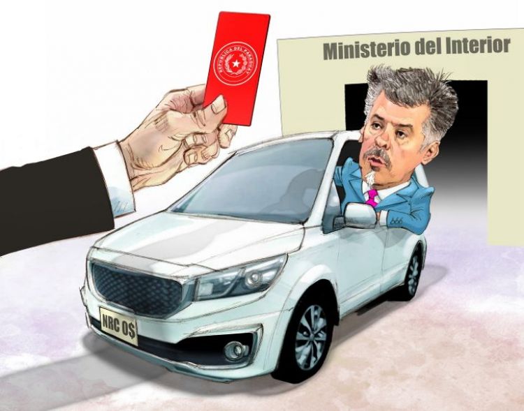 Nexo con  narco detenido  en el Brasil  tumba a Giuzzio de Interior