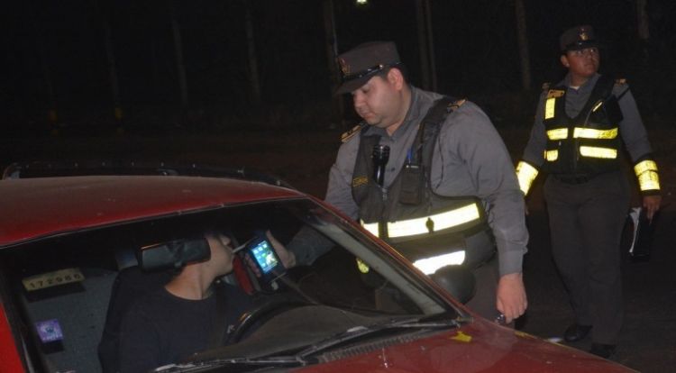 Patrulla Caminera demoró a 458 conductores que manejaban en estado de ebriedad