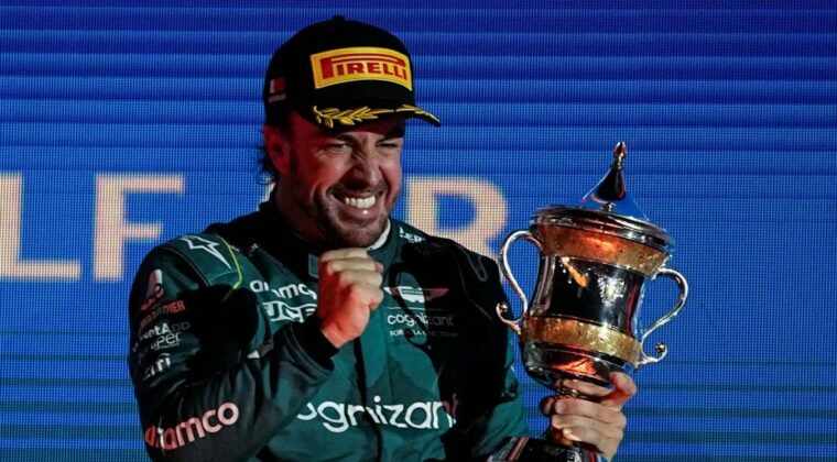 Fernando Alonso, con Aston Martin, invita a soñar