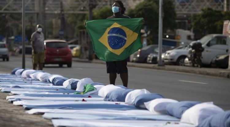 Brasil roza las 500.000 muertes por el COVID-19