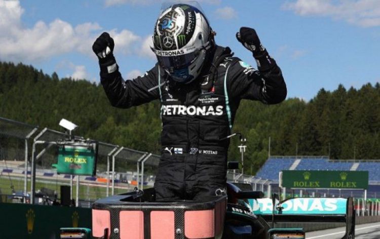 Bottas, primer líder tras ganar en Austria