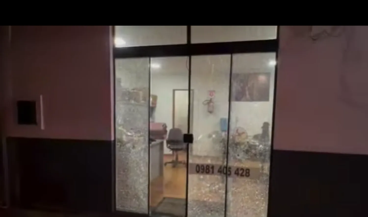 ¿Guerra de funerarias? Atacan a balazos un local en pleno centro de Pedro Juan Caballero