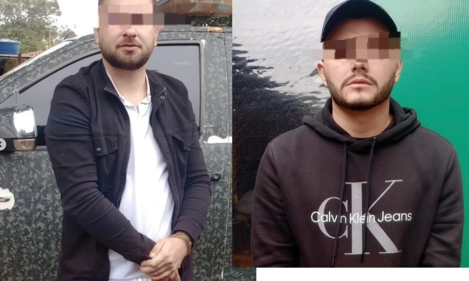 Caen dos hombres con millonaria suma de dinero, uno sería el presunto autor de un ataque armado