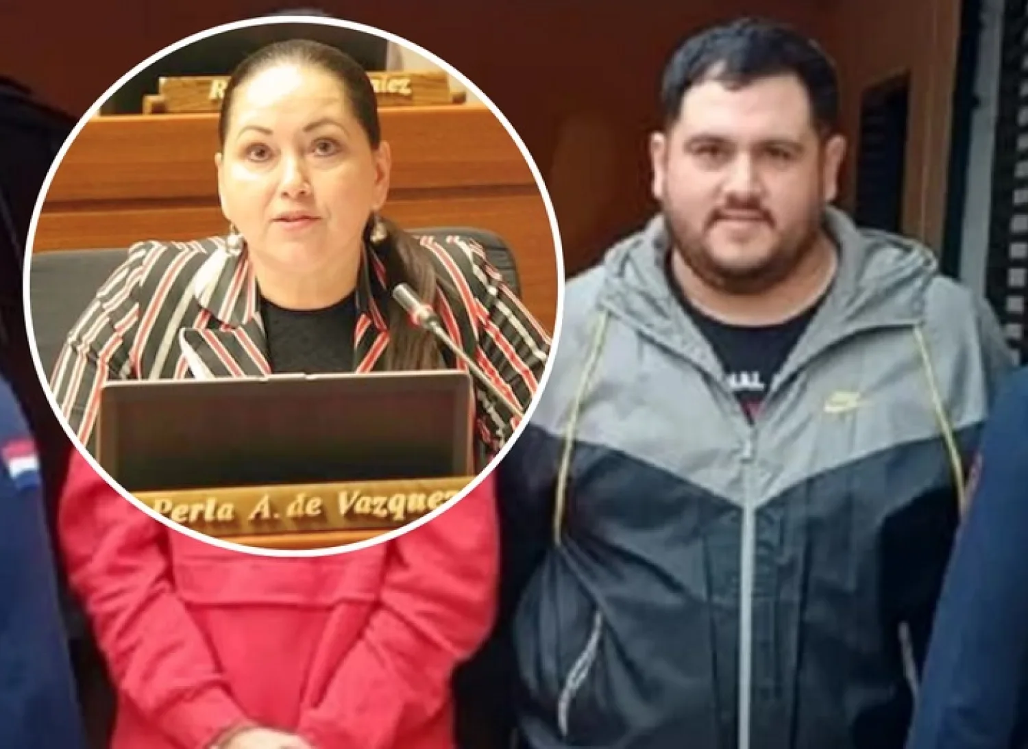 Allanan vivienda en San Estanislao y detienen al hijo de la exdiputada Perla de Vázquez