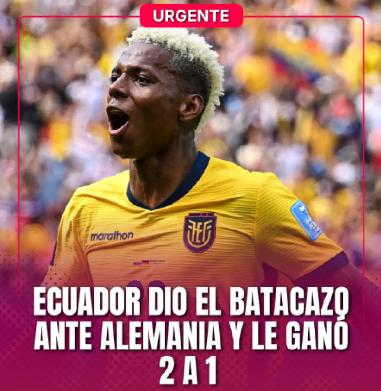 ¡BATACAZO HISTÓRICO! Ecuador tumba a Alemania, rompe los pronósticos y clasifica en el Mundial 2026