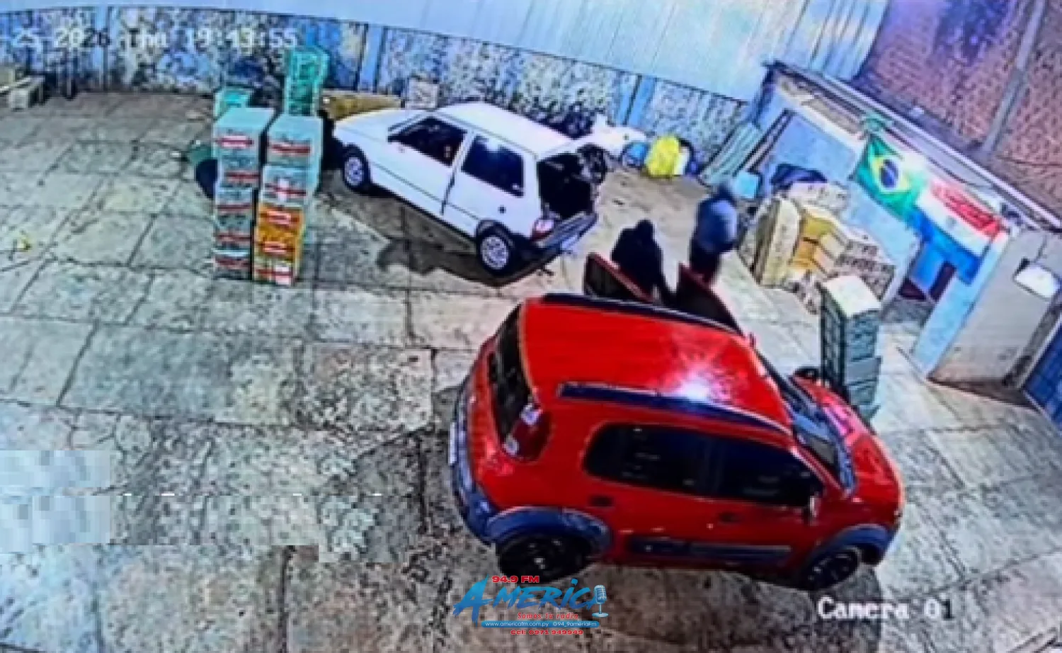 Asalto a mano armada en depósito de Pedro Juan Caballero: Roban mercaderías y un vehículo que luego fue abandonado en Brasil