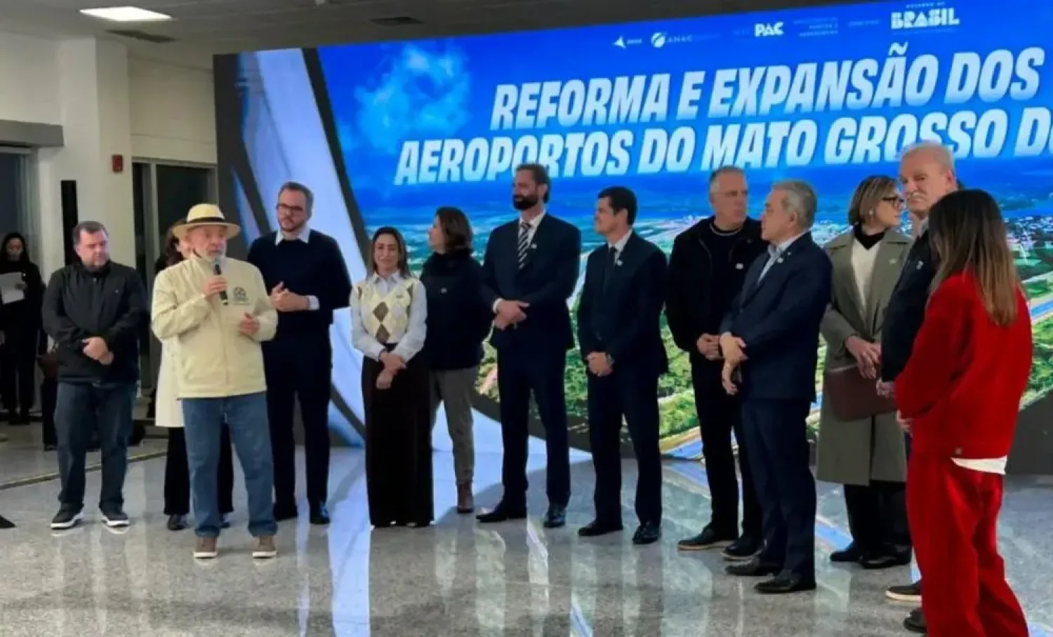 En Ponta Porã, el presidente Lula inaugura las obras del aeropuerto
