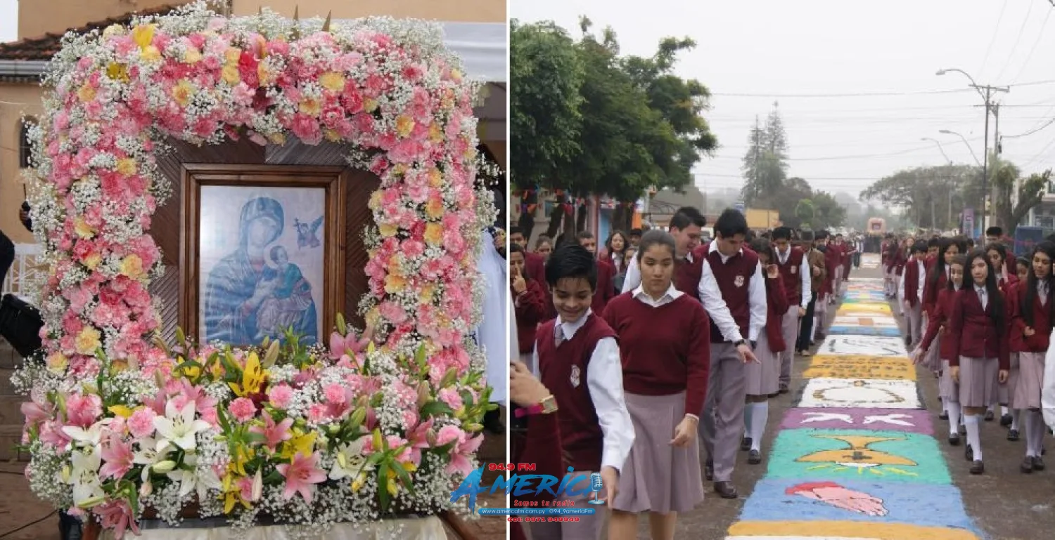 Fervor y tradición: Pedro Juan Caballero celebra a su Santa Patrona, la Virgen del Perpetuo Socorro