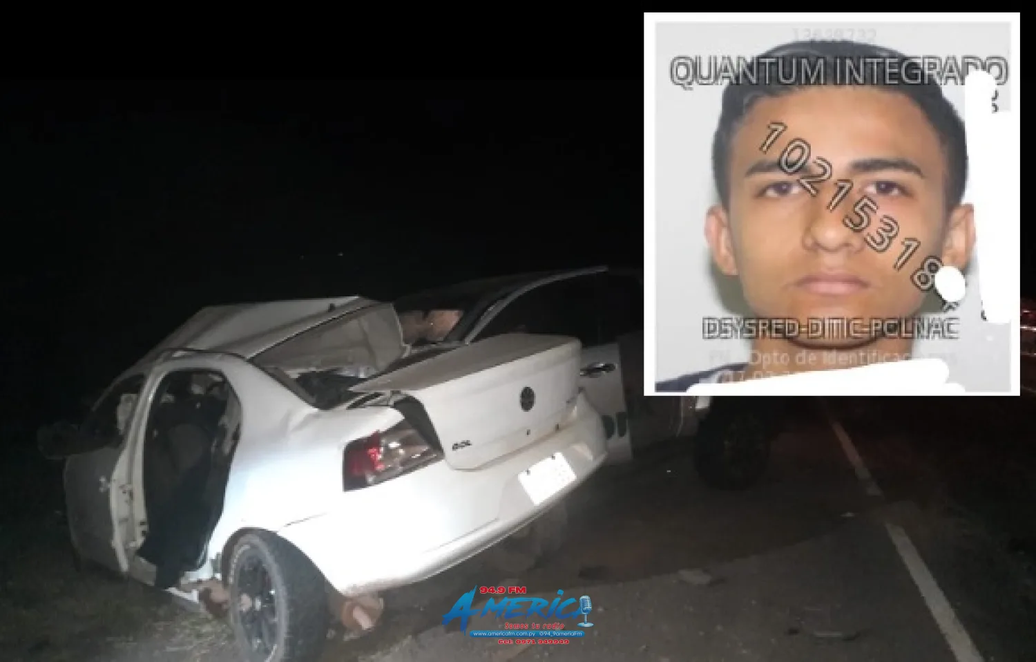 Suboficial del Grupo Lince fallece en violento accidente sobre la Ruta PY05