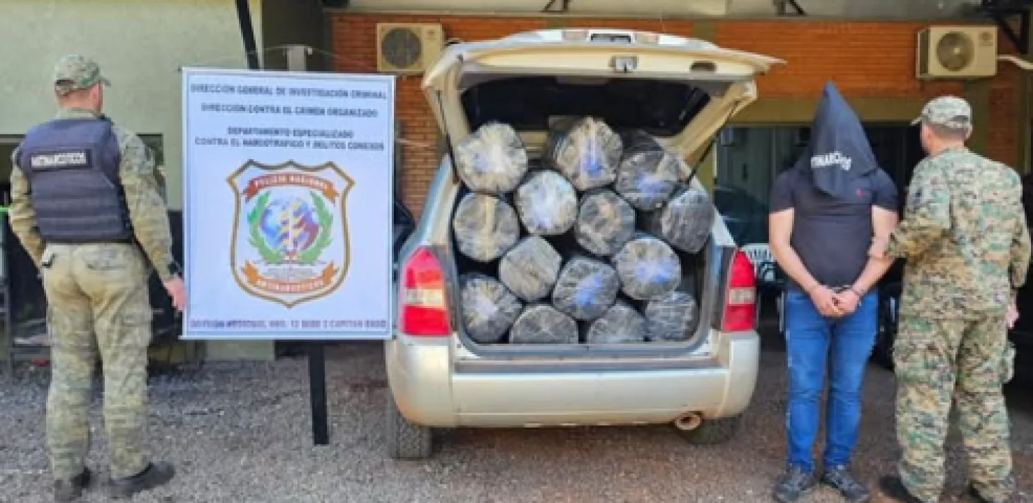 Caen más de 235 kilos de marihuana tras operativo de Antinarcóticos en Karapa'i