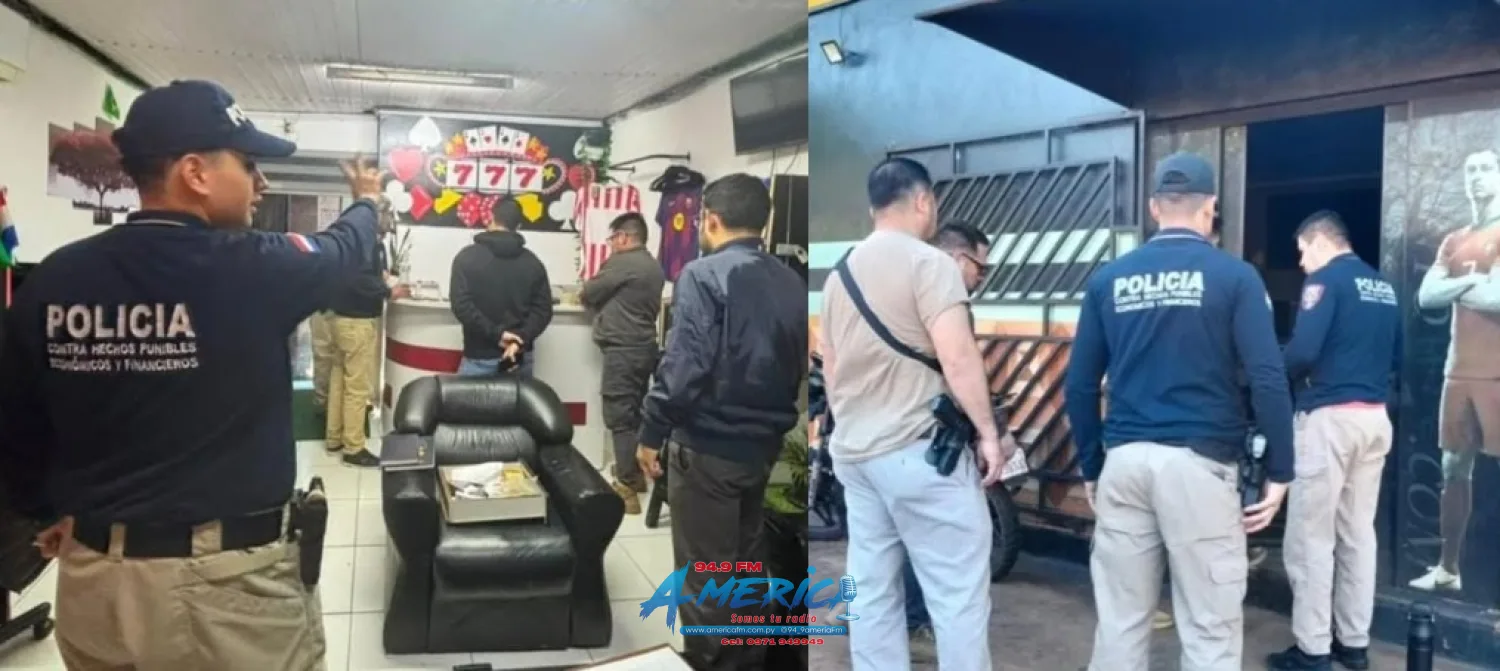 Golpe al juego clandestino en Amambay: Dos detenidos y millonarias incautaciones en operativos simultáneos