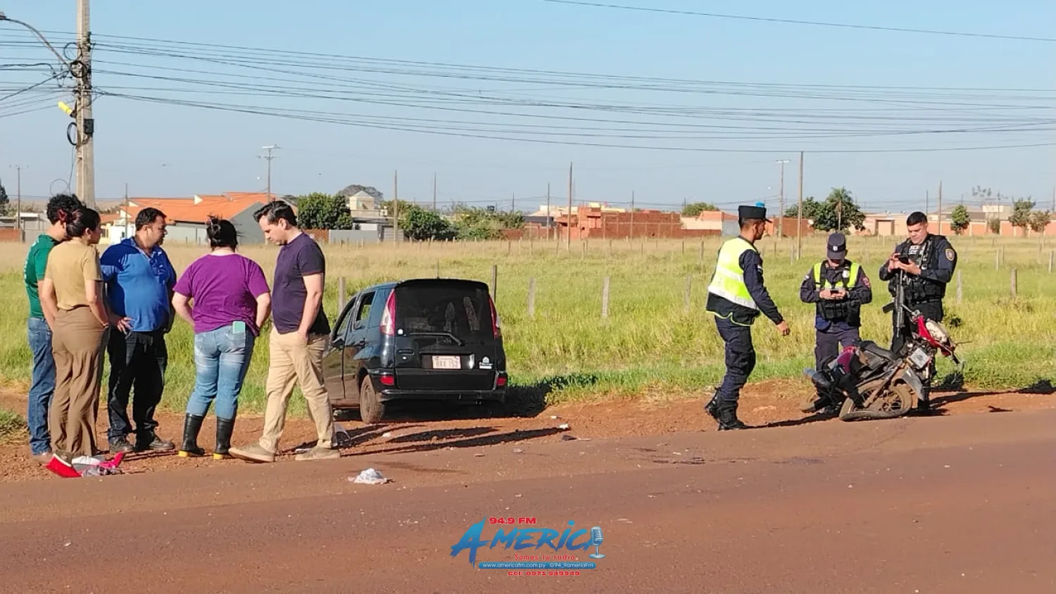 Madre e hijo heridos tras grave accidente sobre la Ruta PY05