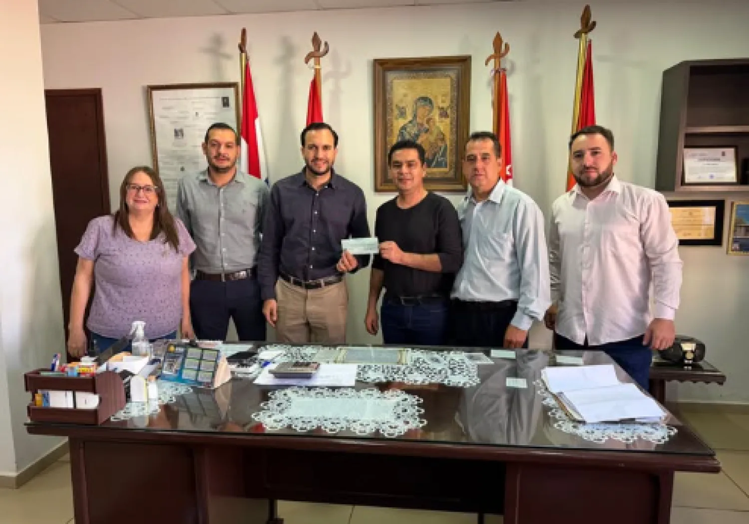 Entrega de aporte financiero al Consejo Local de Salud
