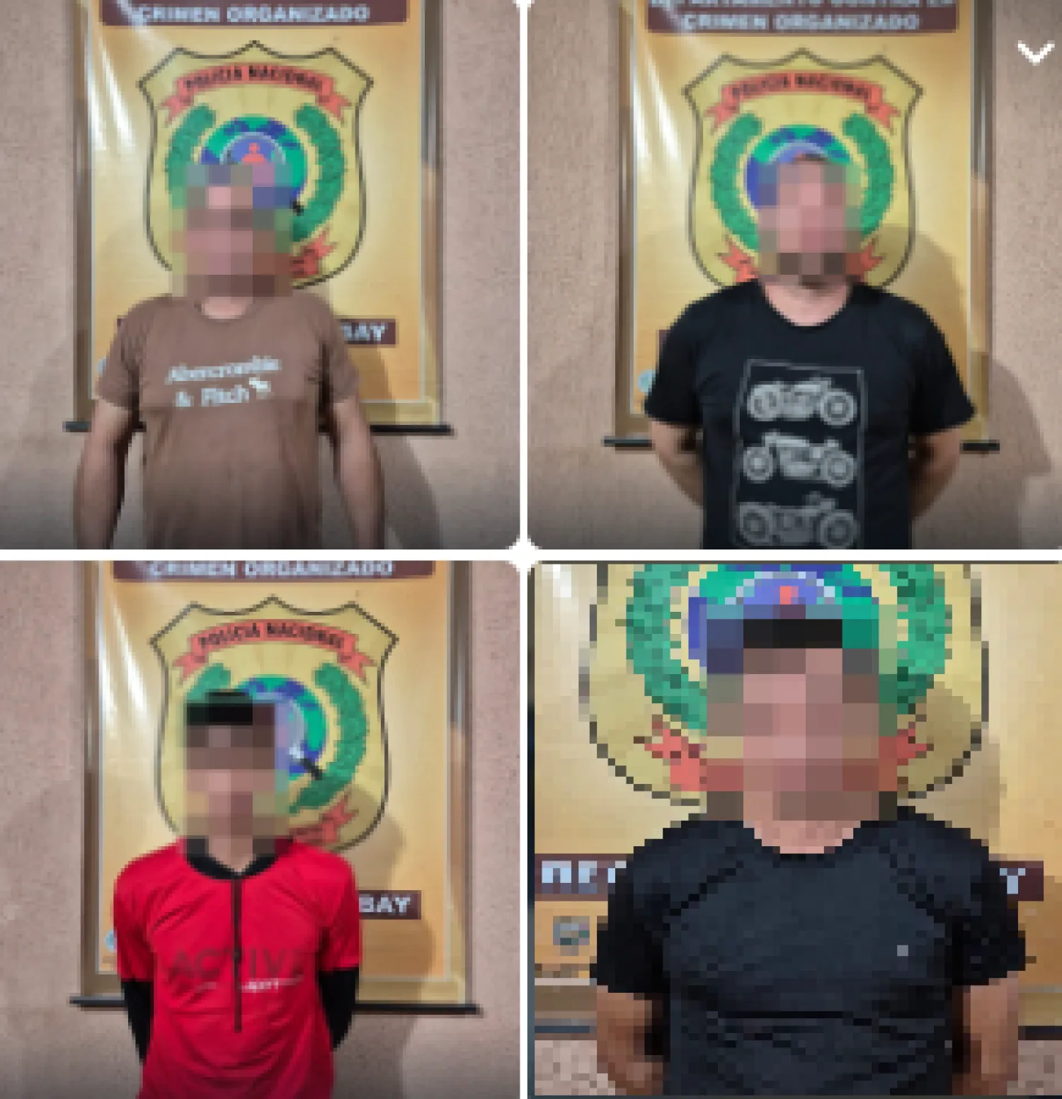 Detienen a cuatro sospechosos con armas de fuego y equipos de comunicación tras persecución sobre la Ruta PY05