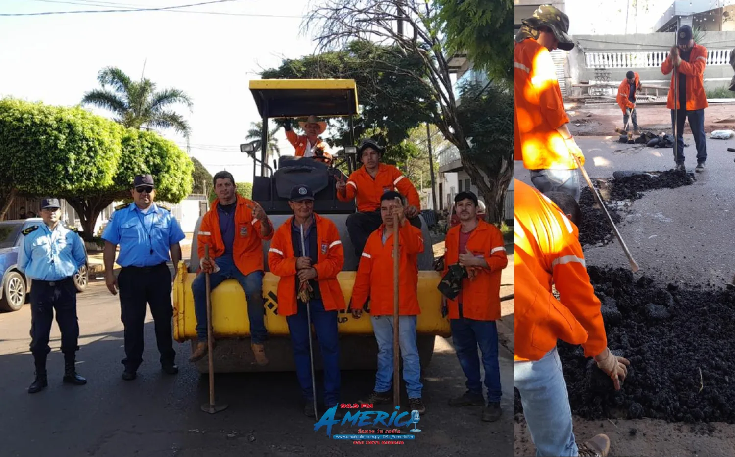 La Municipalidad intensifica la reparación y el hermoseamiento de calles en la ciudad