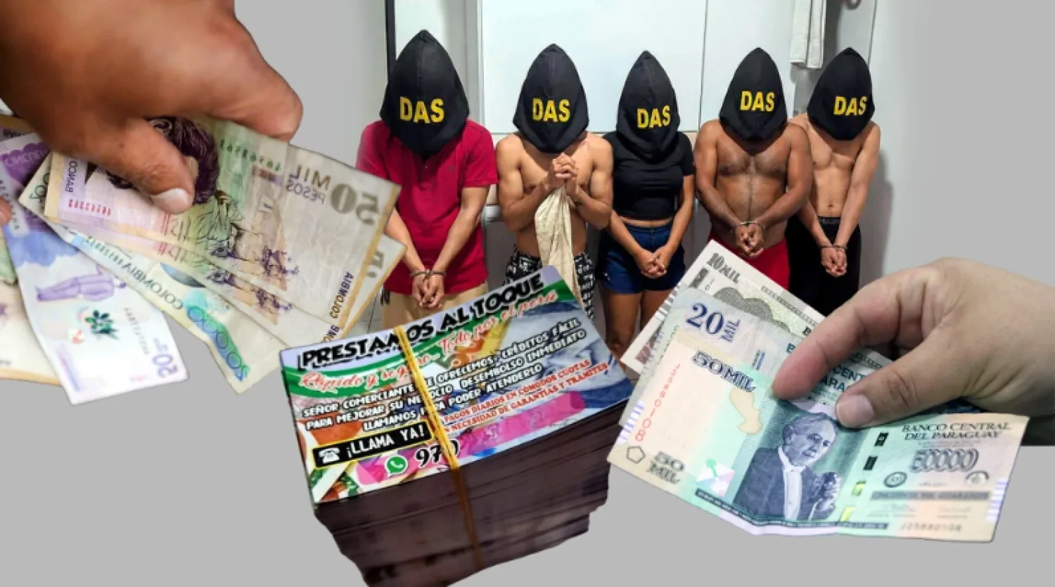 El peligro invisible del "gota a gota": La red de usura y extorsión que alarma a las autoridades en Paraguay