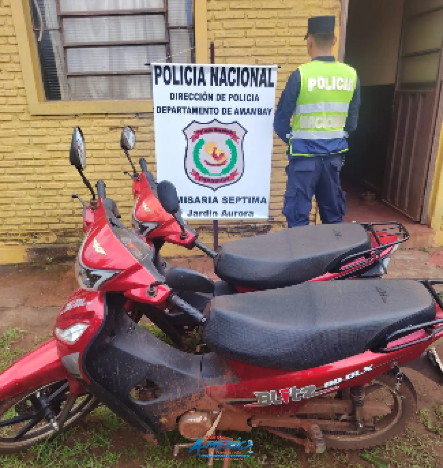 Policía recupera dos motocicletas hurtadas y robadas tras operativo de Rastreo Satelital en el barrio Jardín Aurora