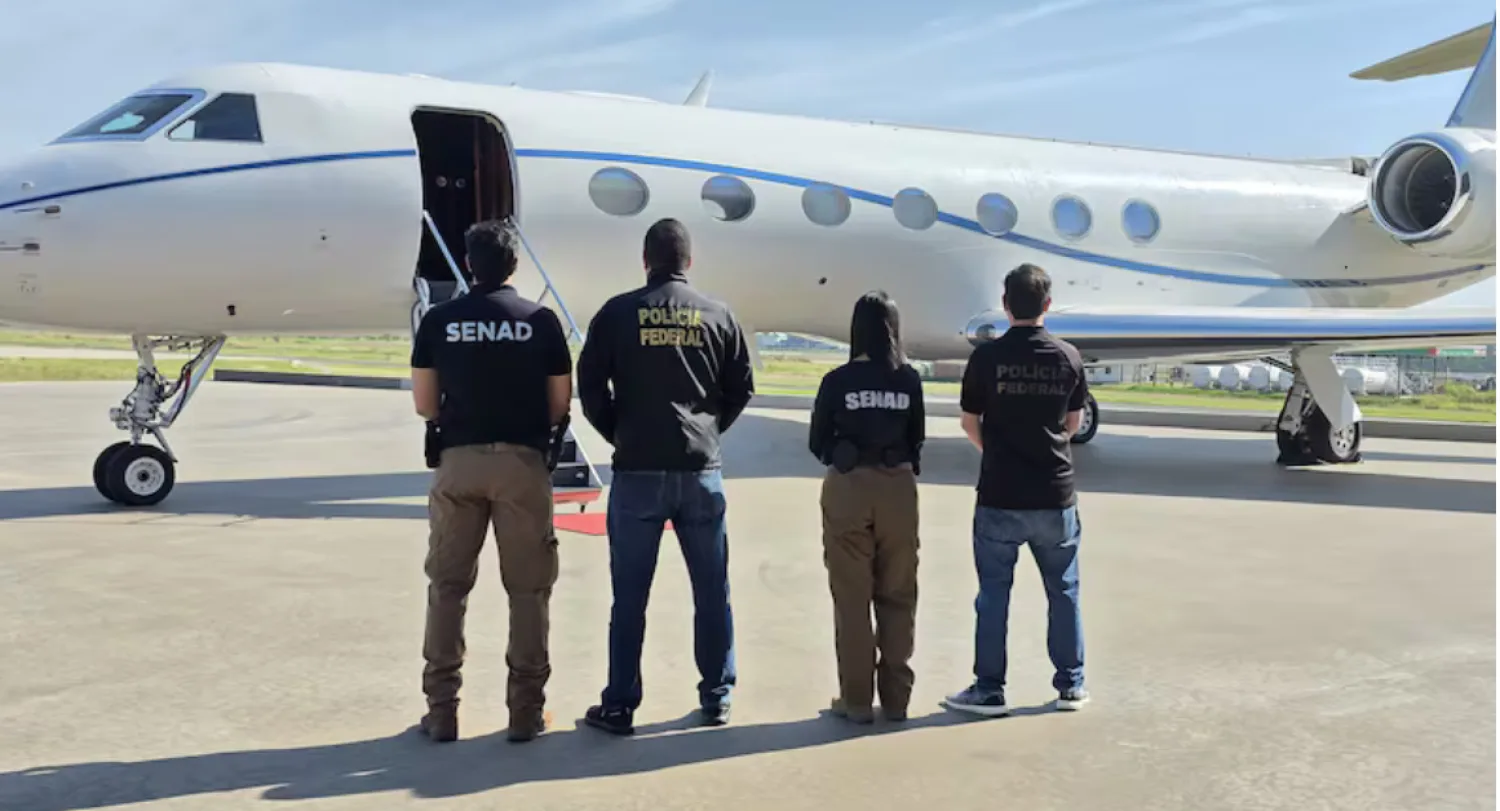 Hallan en Paraguay Jet de lujo valorado en R$ 120 millones vinculado a Daniel Vorcaro