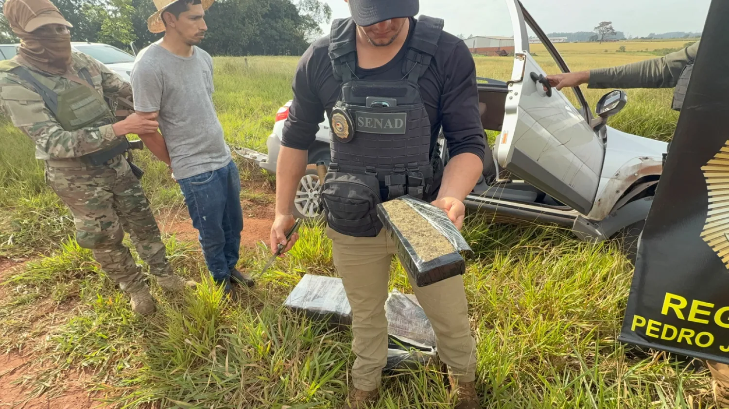 Incautan más de 430 kilos de marihuana y detienen a un hombre en Zanja Pytã
