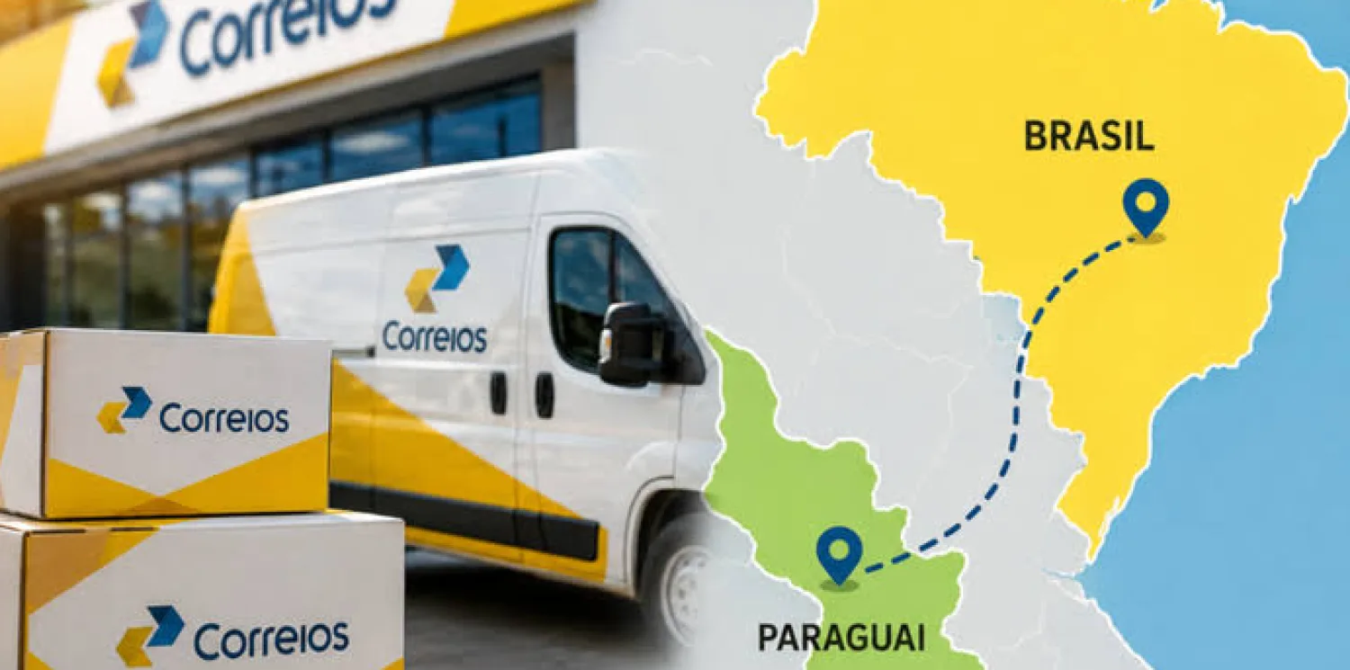 Correos de Brasil lanzan nuevo servicio logístico para facilitar compras de brasileños en comercio de Paraguay