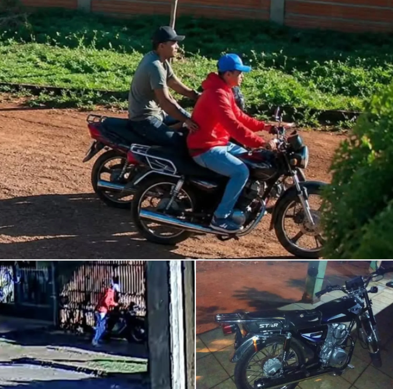 Cazados por la tecnología: Delincuentes roban motocicleta y escapan a toda velocidad
