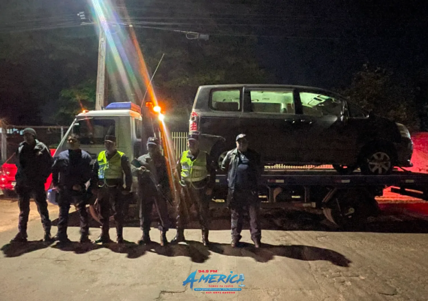 Recuperan en Brasil furgoneta robada tras un asalto en Paraguay