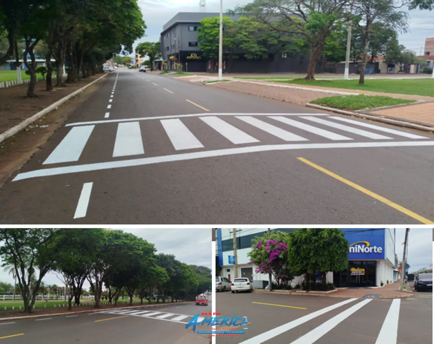 Municipalidad intensifica trabajos de señalización vial en la zona de la laguna Punta Porã