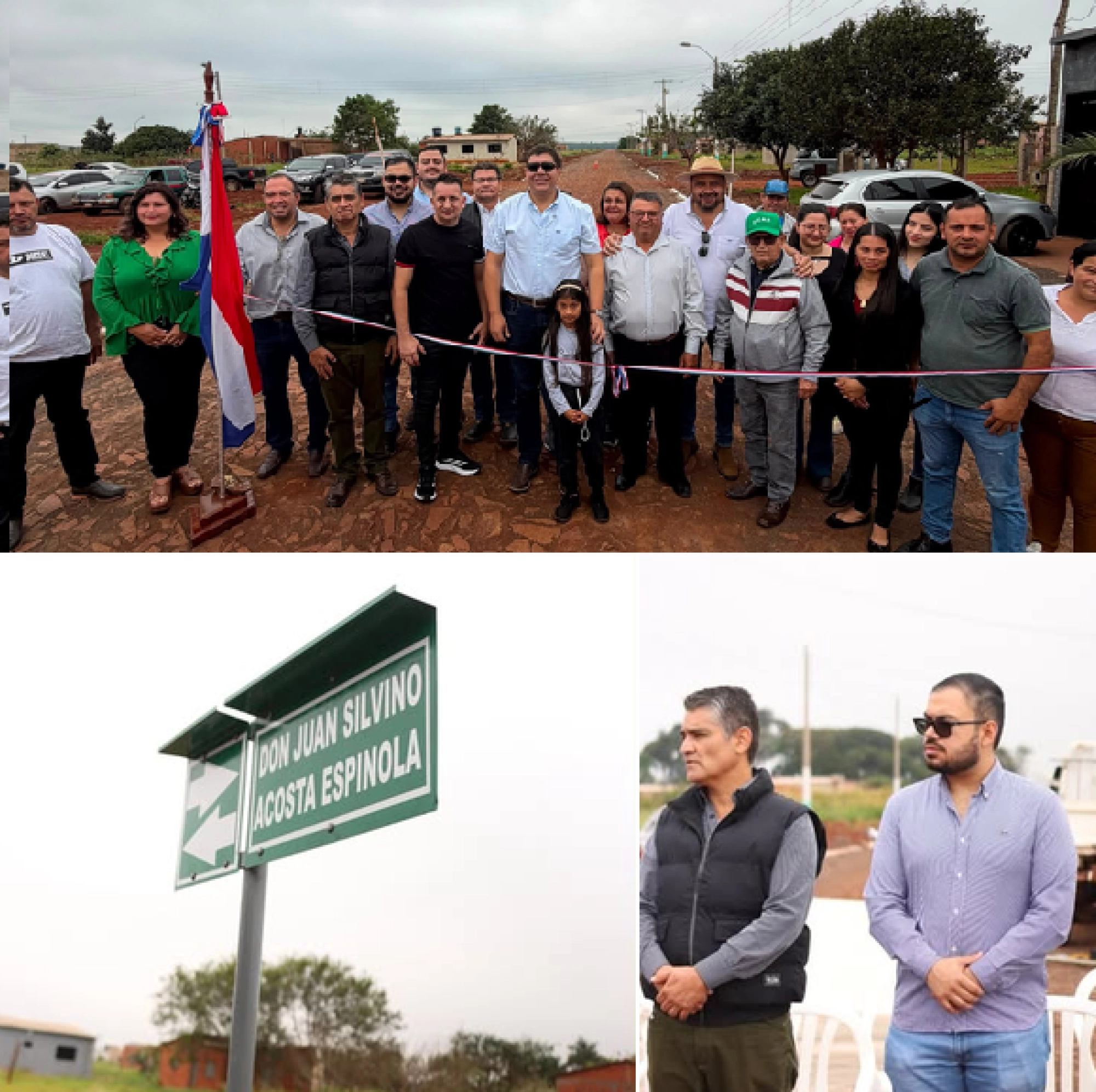 Inmortalizan el nombre de Juan Silvino Acosta en una emblemática calle del distrito de Cerro Corá