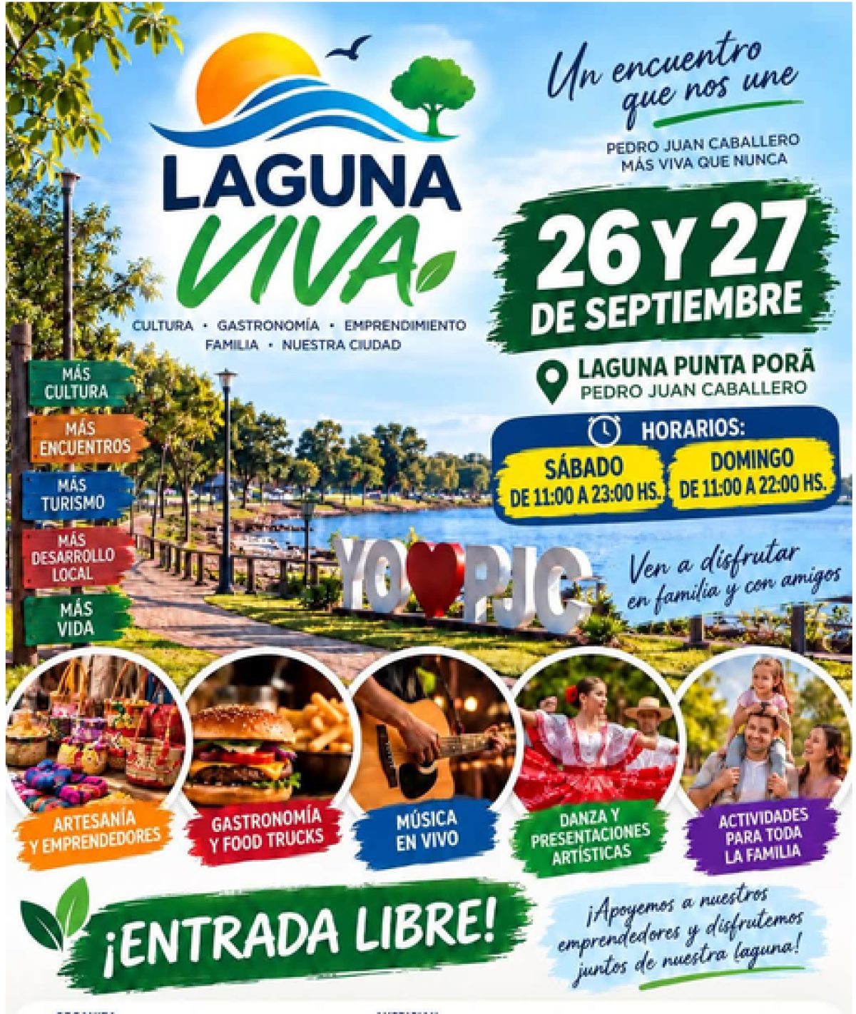 “Laguna Viva”: Un evento para resaltar el patrimonio histórico y la identidad de Pedro Juan Caballero